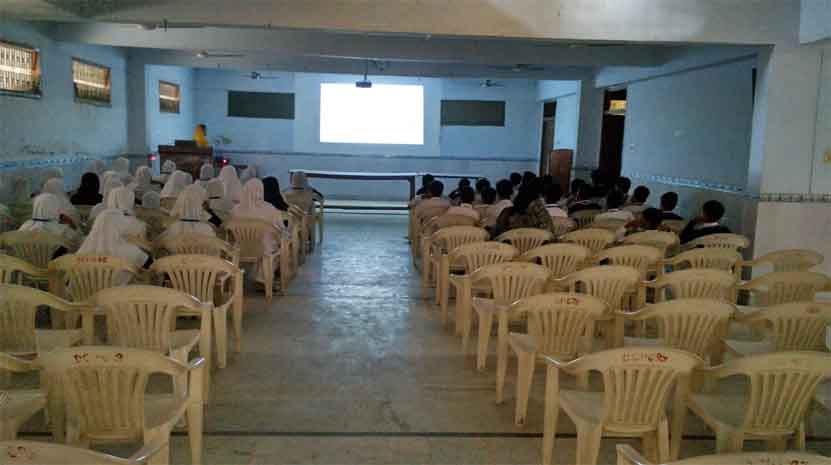 Teaching with projector